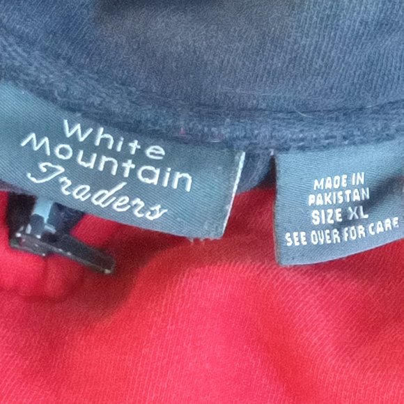 Men's White Mountain Trader Pullover, Red, Size XL - Picture 6 of 7